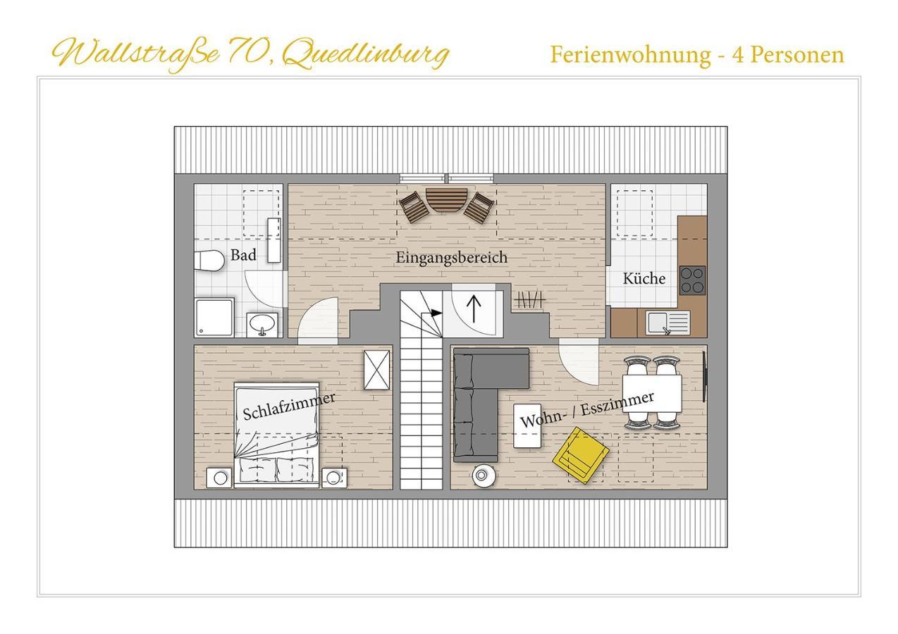 Ferienwohnung Quedlinburg Harz Екстериор снимка